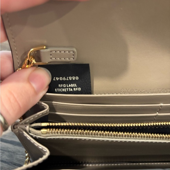 Fendi Brown Taupe Crossbody Wallet On Chain Shoulder Bag - Picture 14 of 14
